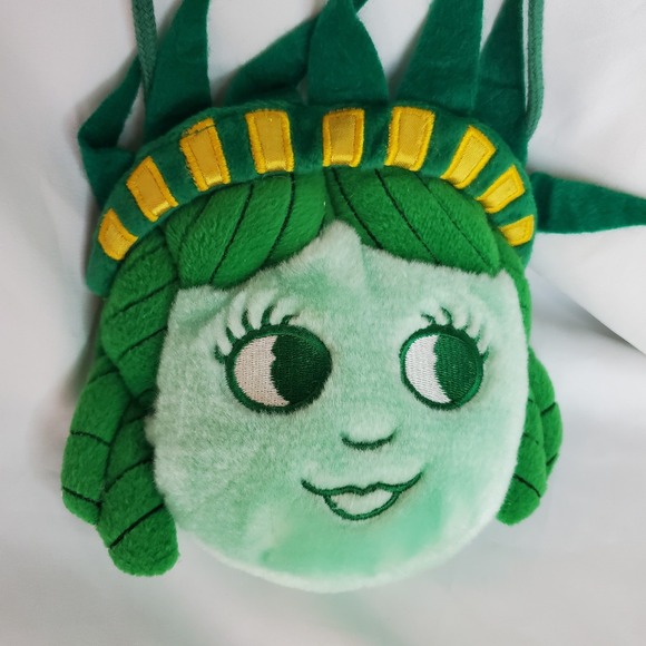 Green Statue of liberty Plush Kids Purse‎ - Picture 2 of 5